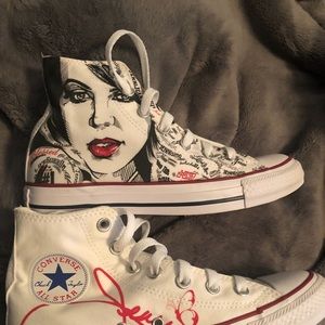Jenni Rivera converse all star high-top (white)
